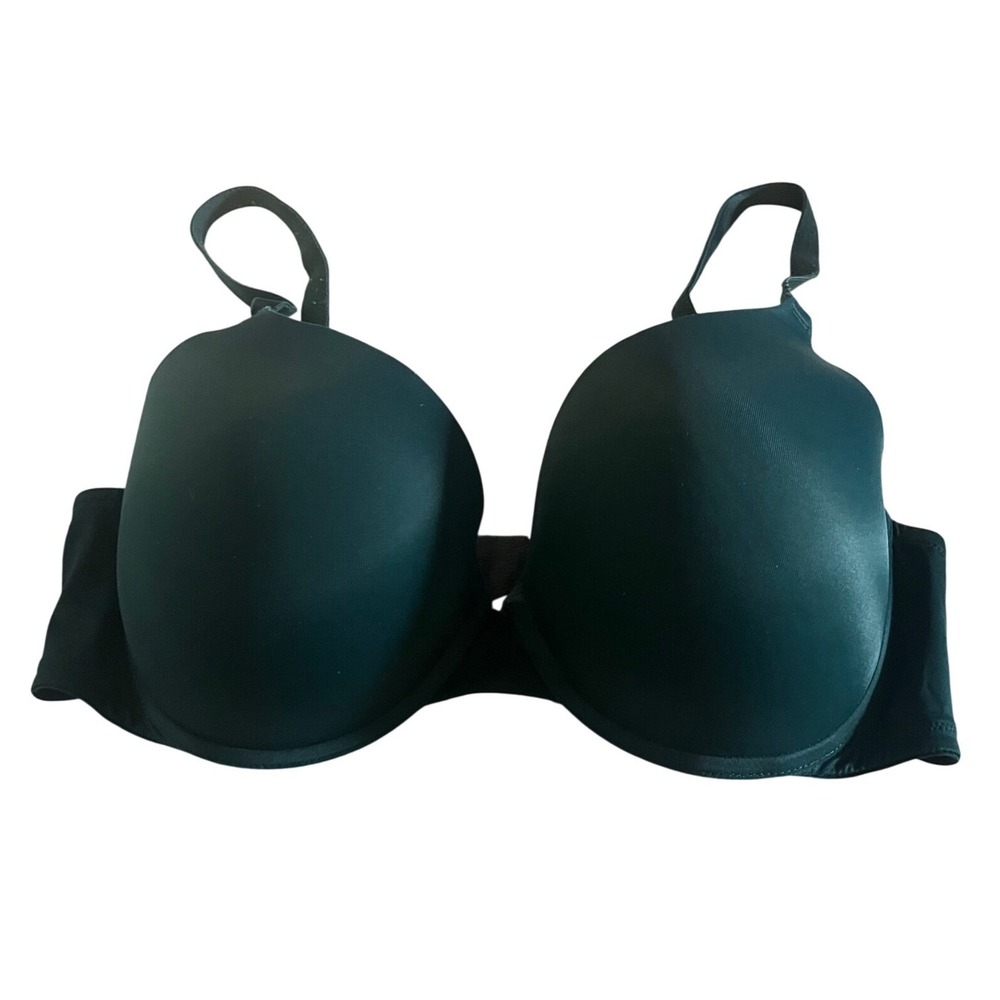 Victorias Secret PINK Wear Everywhere Push Up Bra Forest Green 36DD